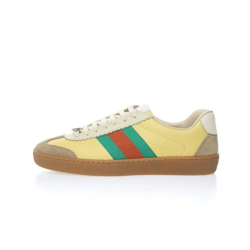 Gucci G74 Web Shoes — Cream Yellow Green Red Rubber Base 52168 colorway — Joyagoo Spreadsheet photo