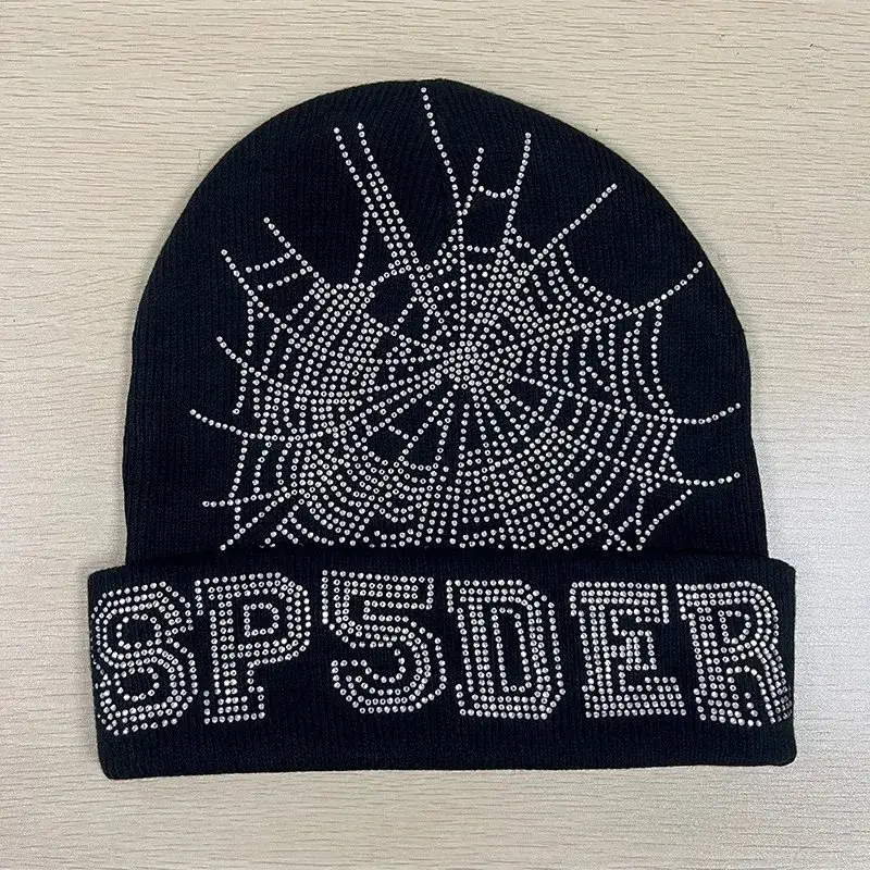 Sp5der Blue Beanie — black colorway — Joyagoo Spreadsheet photo