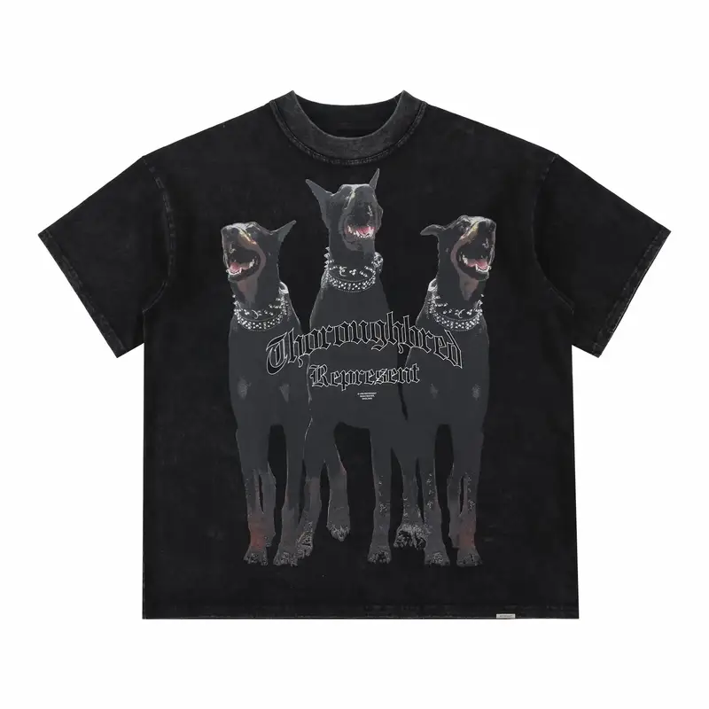 HOUSE OF ERRORS T-shirt — Doberman Black colorway — Joyagoo Spreadsheet photo