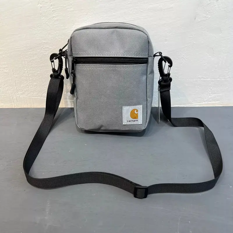 Carhartt Square Shoulder Bag — Card word zipper messenger bag gray colorway — Joyagoo Spreadsheet photo