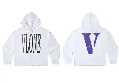 VLONE Hoodie — Miami White Purple V colorway — Joyagoo Spreadsheet photo