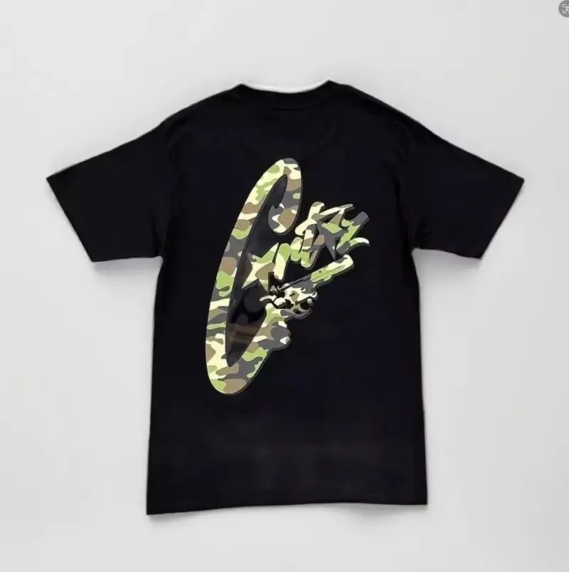 Corteiz Tee — camouflage hand black colorway — Joyagoo Spreadsheet photo