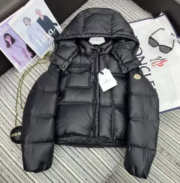 Moncler Erea Down Jacket for Womens — Black colorway — Joyagoo Spreadsheet photo