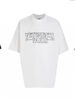 Vetements Hub T-Shirt — 19 white. colorway — Joyagoo Spreadsheet photo