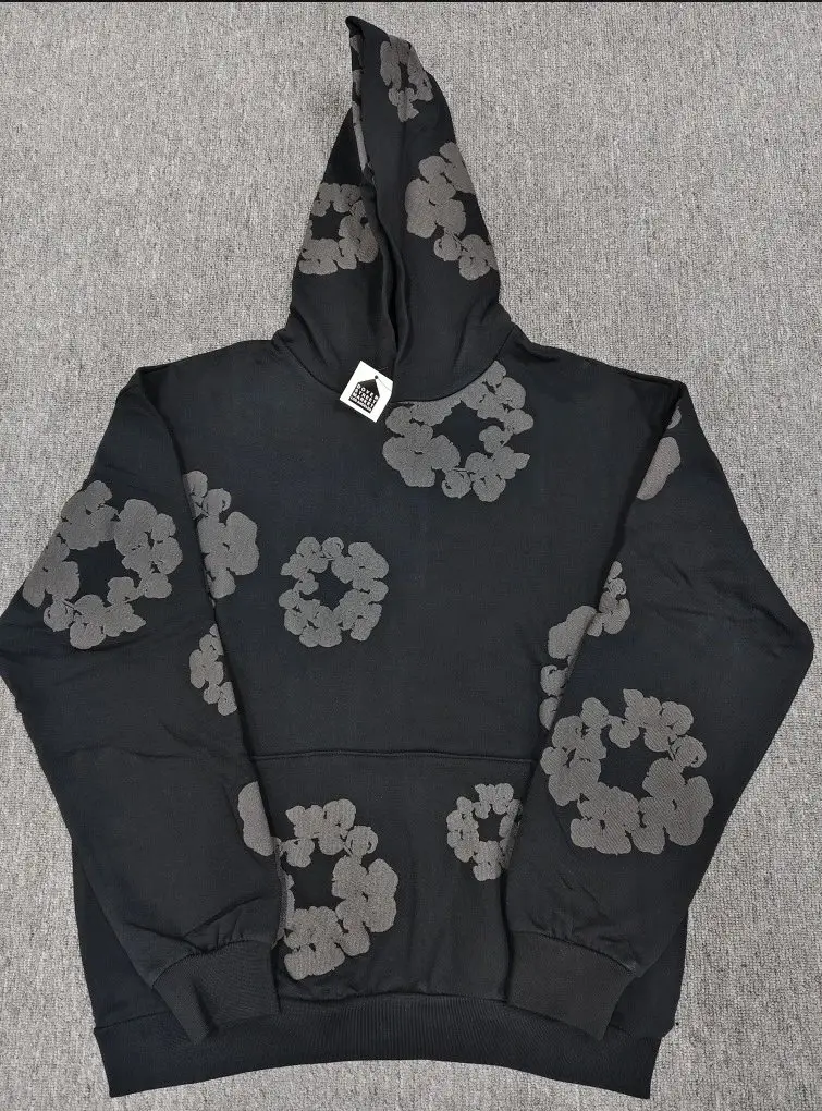 Denim Tears Offset Hoodie — black print colorway — Joyagoo Spreadsheet photo