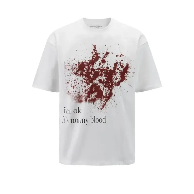 Ken Carson T Shirt With Blood — white colorway — Joyagoo Spreadsheet photo