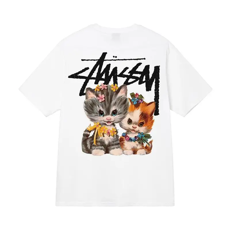 Stussy t-shirt — White 【 Little Cat 】 colorway — Joyagoo Spreadsheet photo