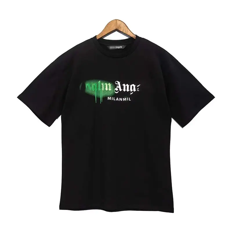 Palm Angels Spray T-Shirt — Black/Green colorway — Joyagoo Spreadsheet photo