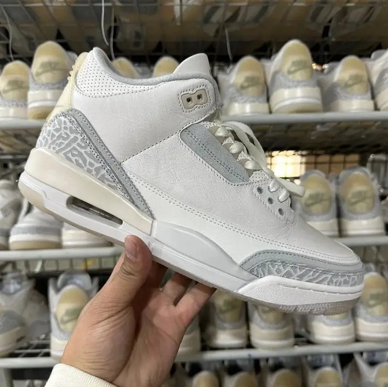 Jordan 3 Fragment Shoes — Aj3 white ash colorway — Joyagoo Spreadsheet photo