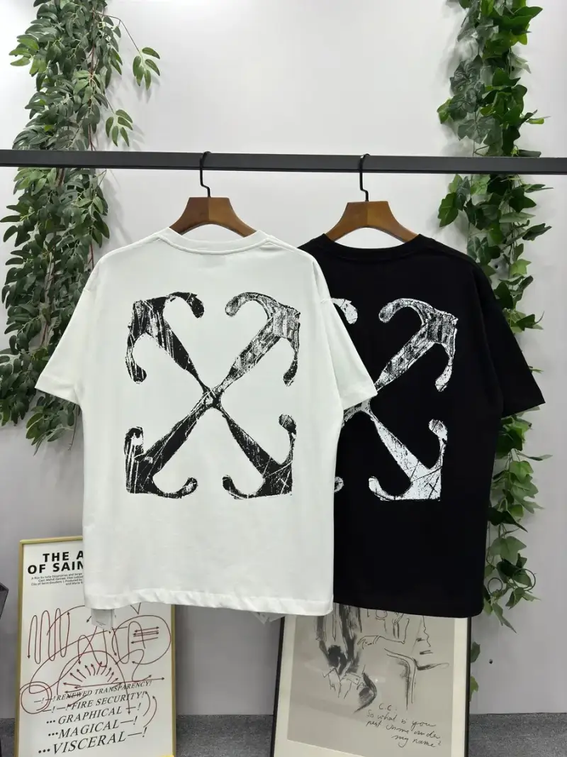 Off-White Scratch T-Shirt — Black 02 colorway — Joyagoo Spreadsheet photo