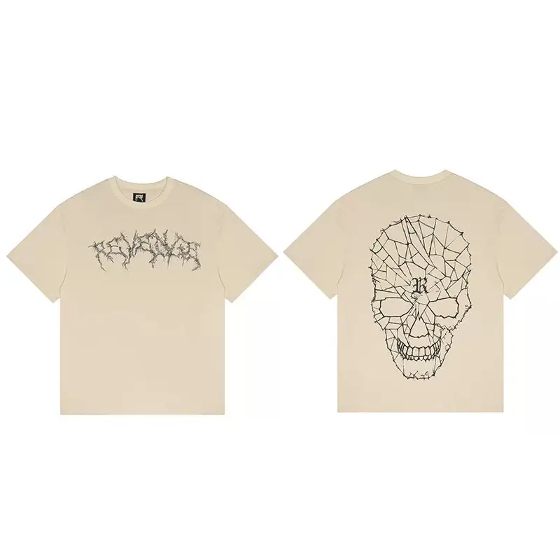 Revenge T-Shirts — Apricot Dark Skull colorway — Joyagoo Spreadsheet photo