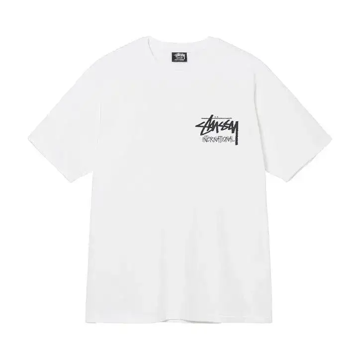 Stussy t-shirt — White [International] colorway — Joyagoo Spreadsheet photo