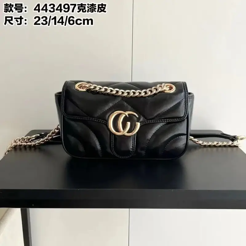 Gucci GG marmont — Black 23*14*6cm colorway — Joyagoo Spreadsheet photo