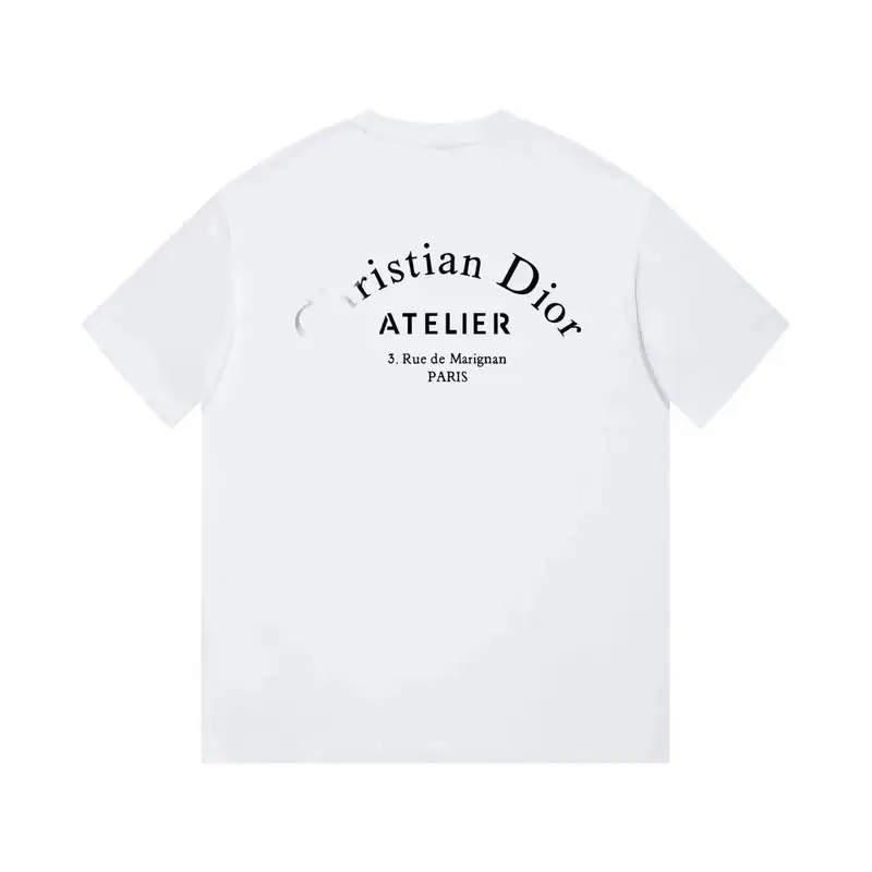 Christian Dior Atelier T-Shirt — White Black Letter One colorway — Joyagoo Spreadsheet photo