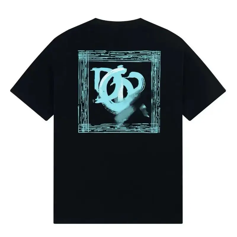 Christian Dior Atelier T-Shirt — Black green block pattern colorway — Joyagoo Spreadsheet photo