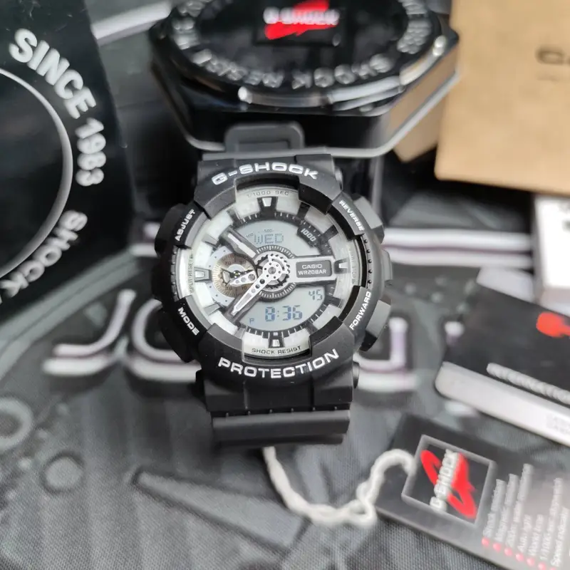 G-SHOCK Casio GA-110GW-7AER Watch — Panda color colorway — Joyagoo Spreadsheet photo
