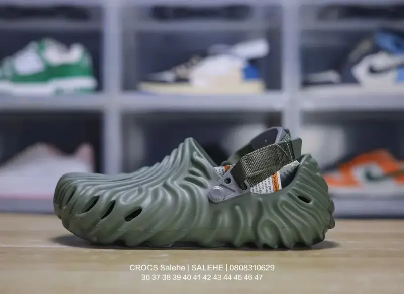 Salehe Bembury x Crocs Shoes — Dark Green colorway — Joyagoo Spreadsheet photo