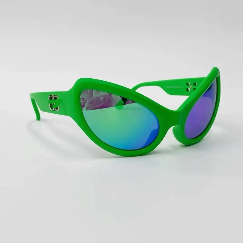 Balenciaga Sunglasses — green frame green mercury colorway — Joyagoo Spreadsheet photo