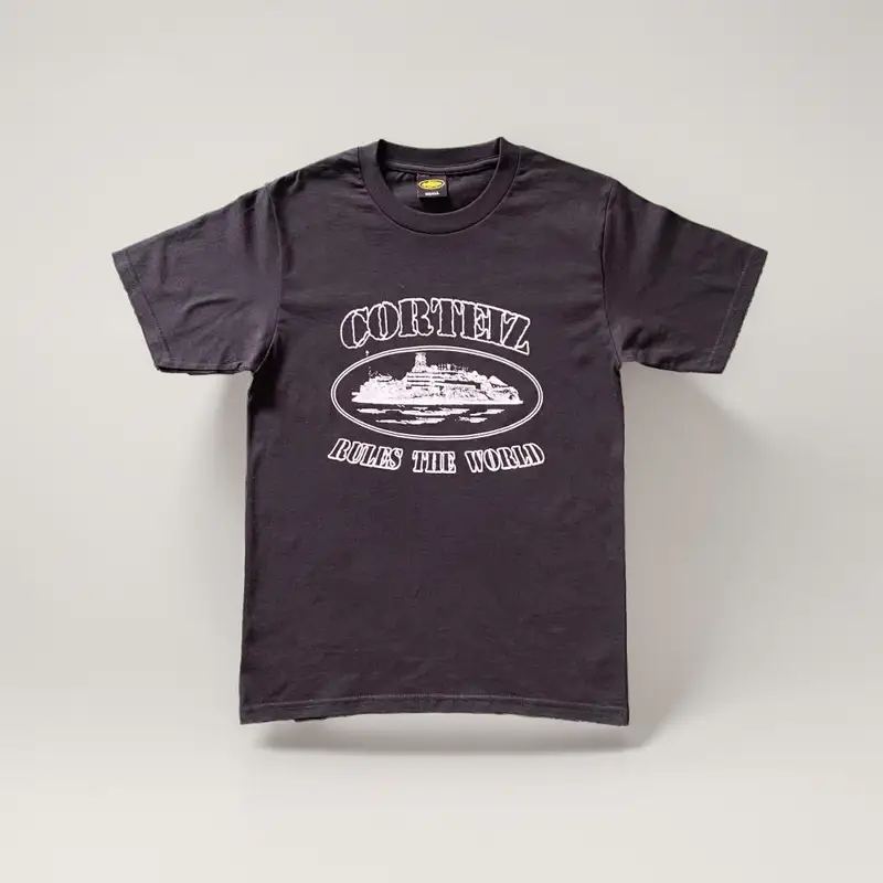 Corteiz Tee — Rules World Black colorway — Joyagoo Spreadsheet photo