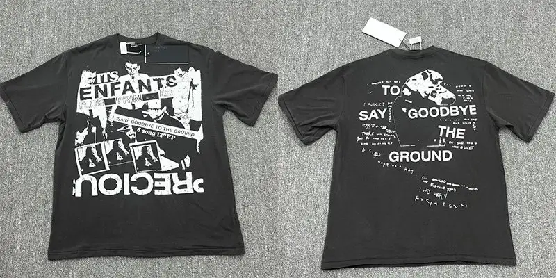 ENFANS Tees — dark gray SGJ-854 colorway — Joyagoo Spreadsheet photo