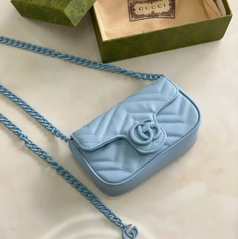 Gucci GG marmont — 16.5cm light blue colorway — Joyagoo Spreadsheet photo