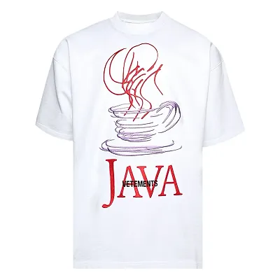 Vetements Java White T-Shirt — Joyagoo Spreadsheet photo