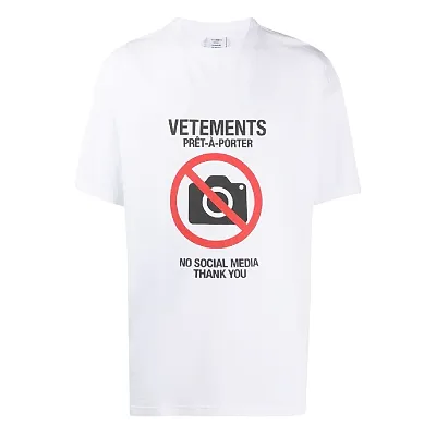 Vetements No-Photo T-Shirt — Joyagoo Spreadsheet photo 1
